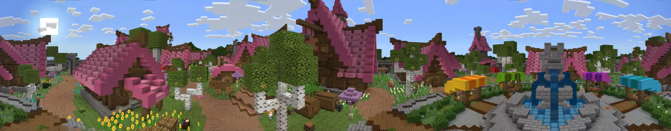 Уютная деревня panorama