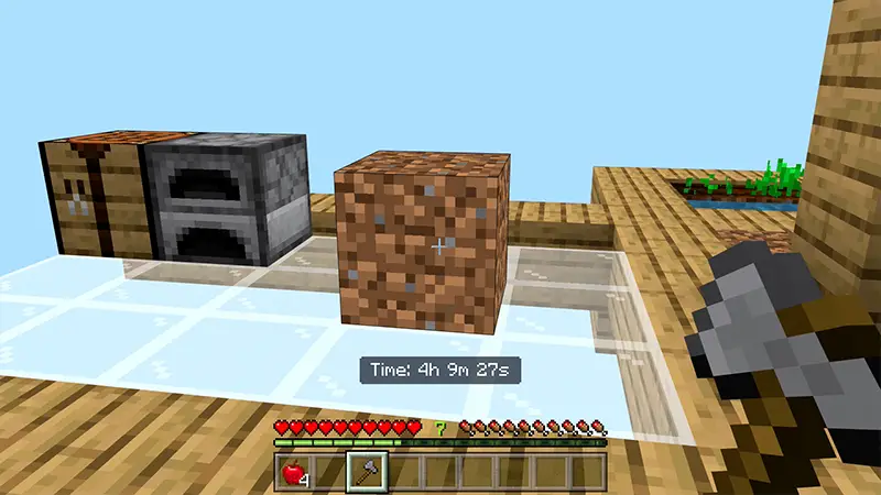 Скриншот 100 ЧАСОВ с одним блоком! №3