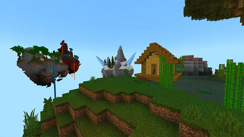 Скриншот Реалистичная игра Skyblock №3