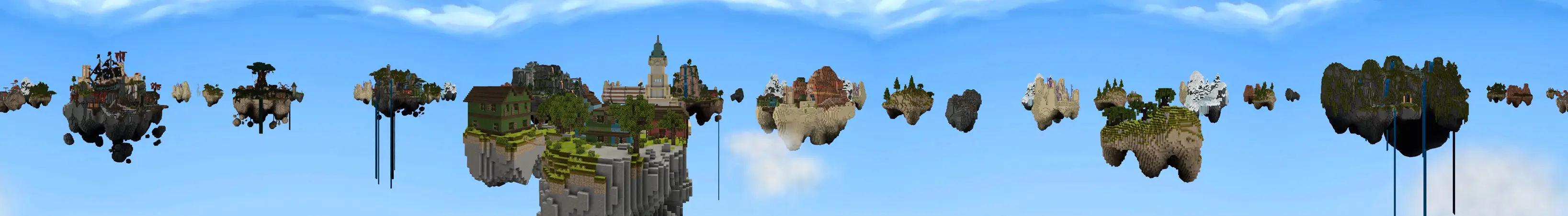 Пиратская история в Skyblock panorama