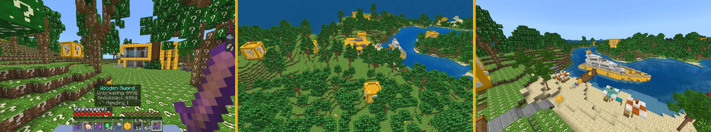 Мир блоков удачи++ panorama