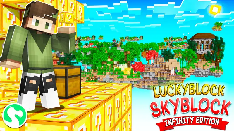 Skyblock на удачу: бесконечность