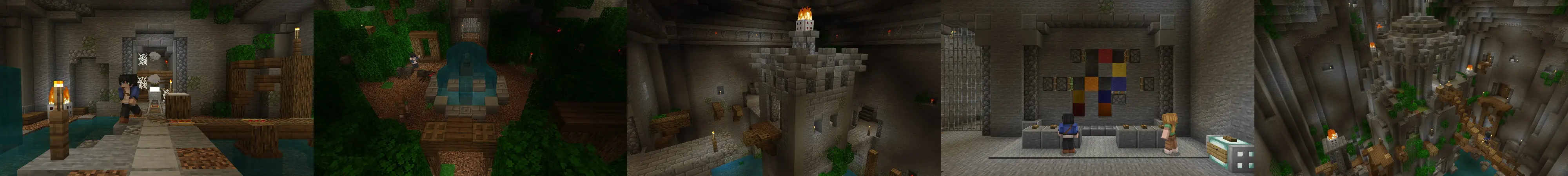 Подземелье в джунглях panorama