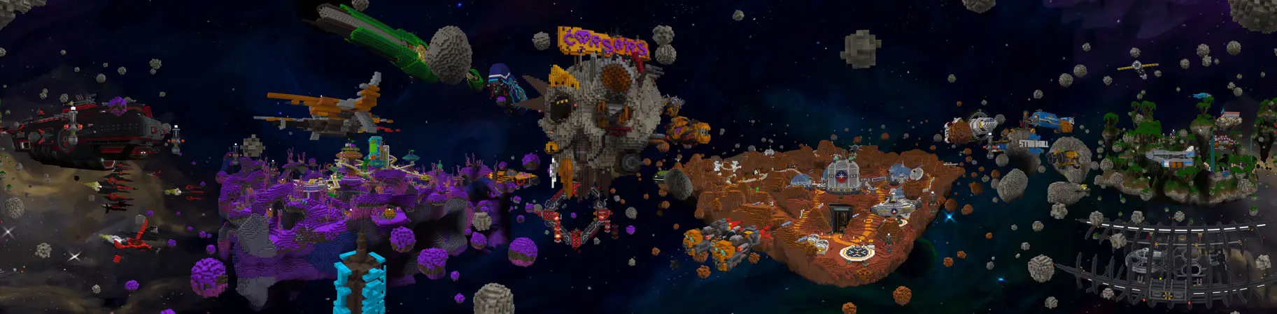 Космические корабли и пришельцы panorama