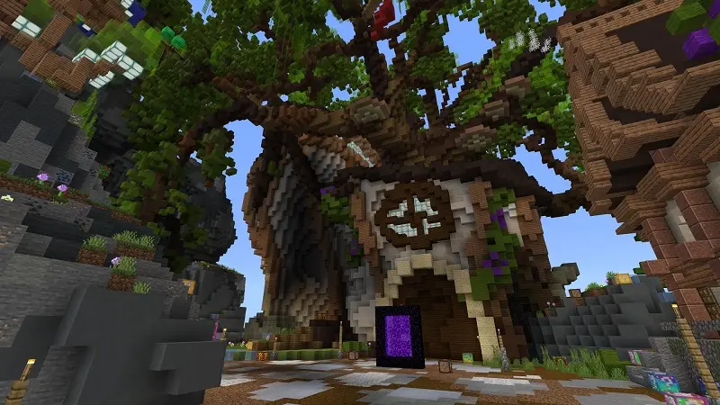 Скриншот Skyblock удачи: лес из другого мира №2