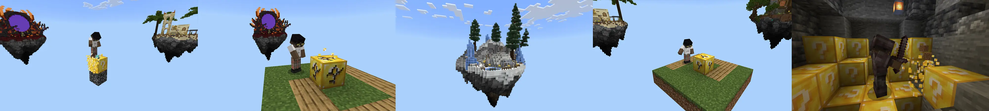 Один блок: блок удачи panorama