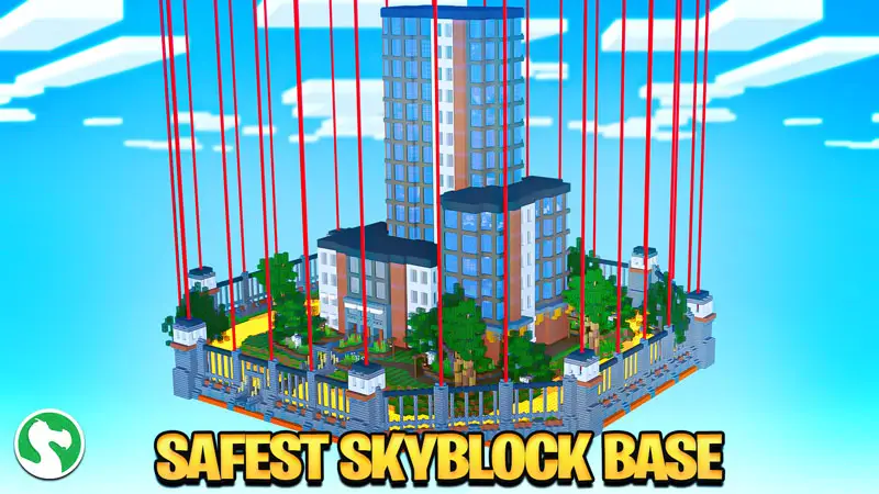 Самая безопасная база Skyblock