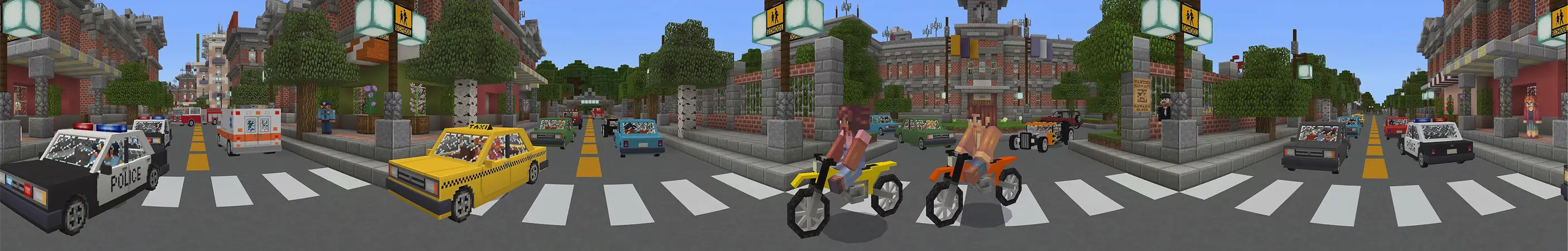 Городская жизнь panorama