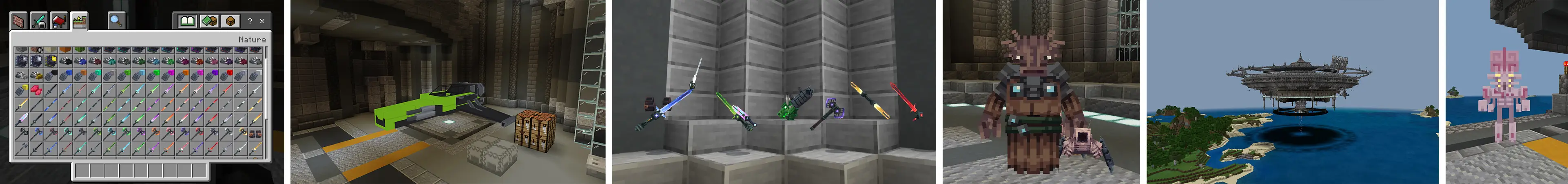 Расширенный арсенал фантастического оружия panorama