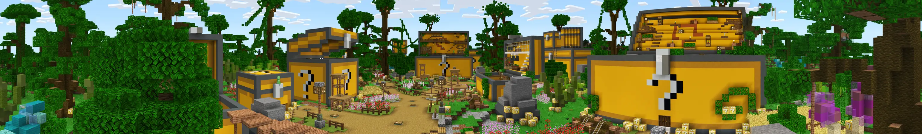 Город сундуков в джунглях panorama