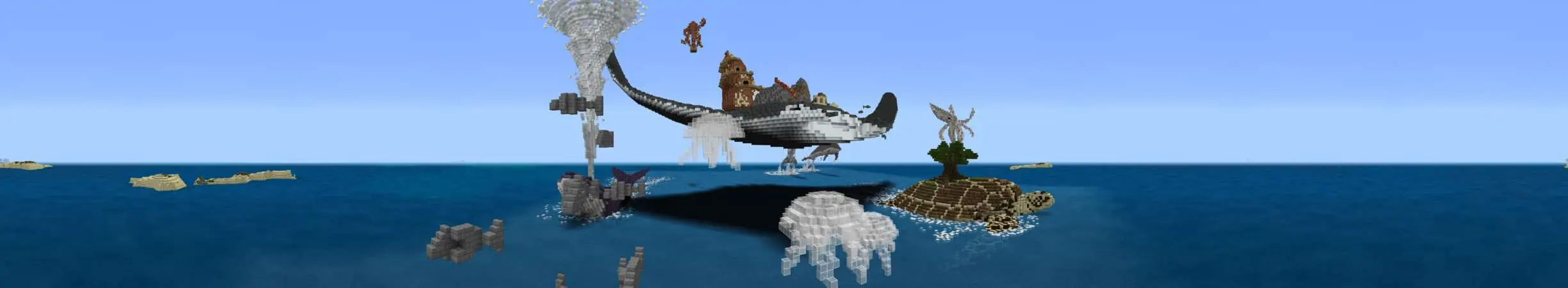 Огромные чудища океана panorama