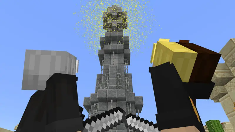 Скриншот Skyblock: новички против профи №2