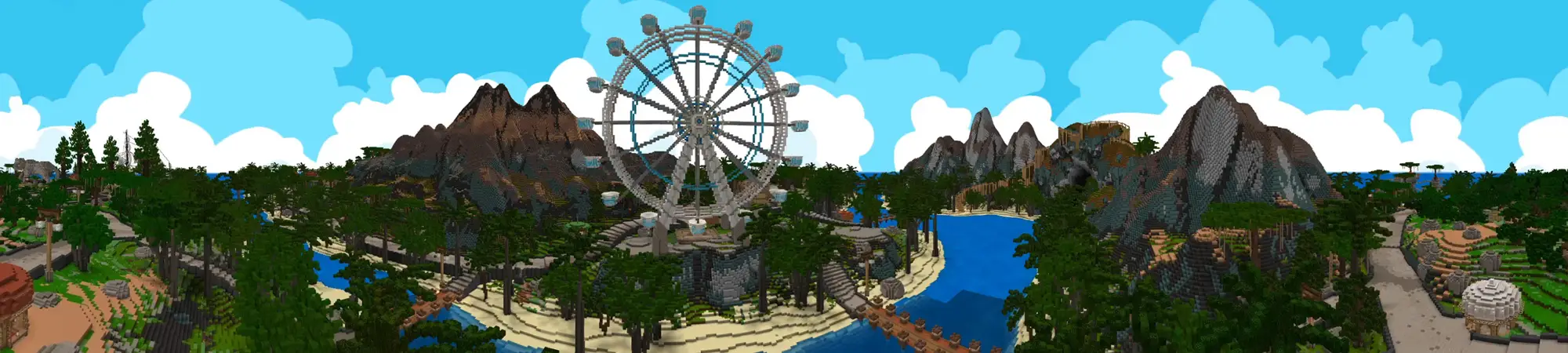 Летний тропический остров panorama