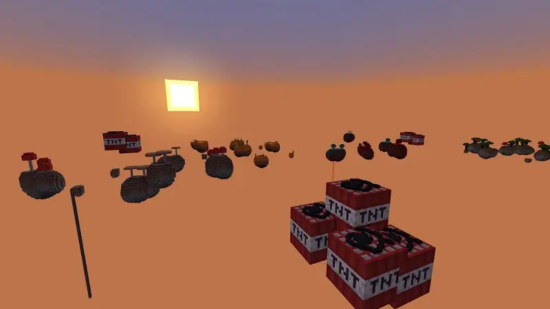 Скриншот Skyblock с динамитом №4