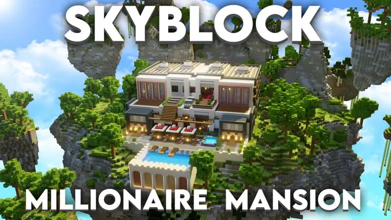 Skyblock: особняк миллионера