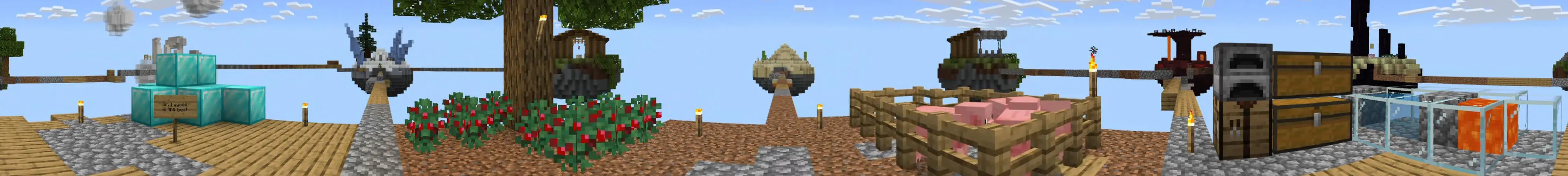 Один блок — блок удачи panorama