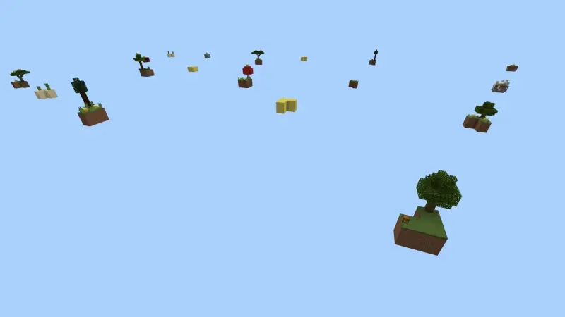 Скриншот Skyblock удачи: испытание №2