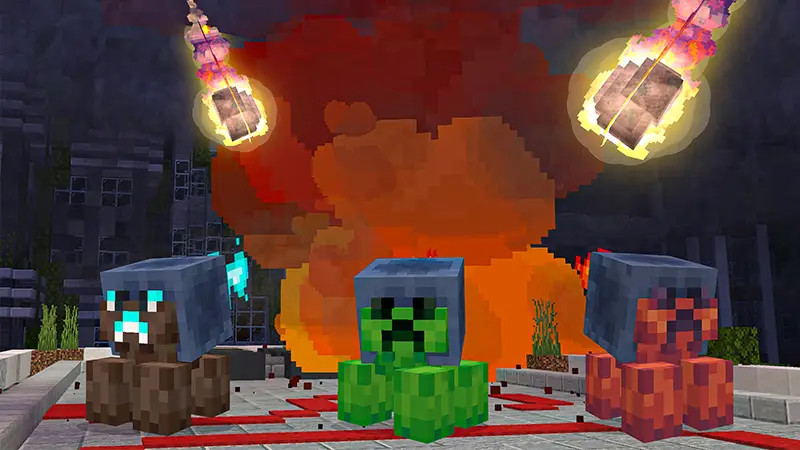 Скриншот Больше криперов Add-On №10