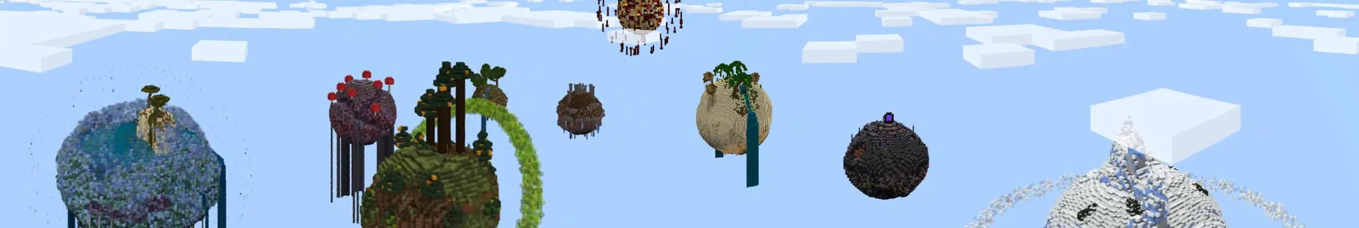 Планеты Skyblock panorama