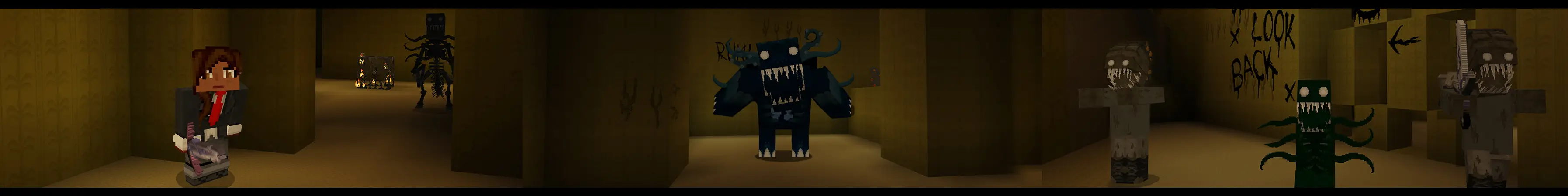 Особняк Backrooms panorama