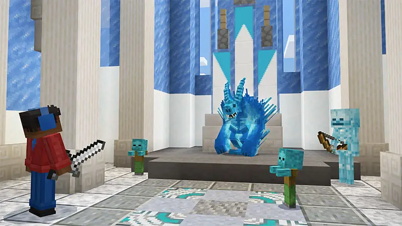 Скриншот Skyblock: зима №2