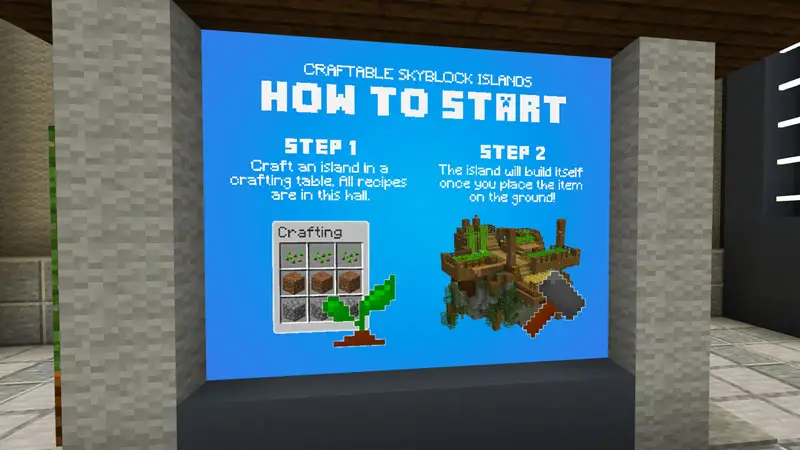 Скриншот Создаваемые острова Skyblock №2