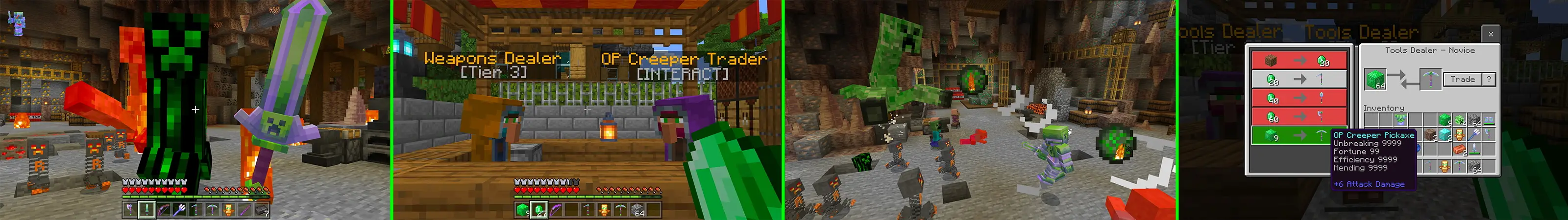 Сверхмощные криперы-торговцы panorama