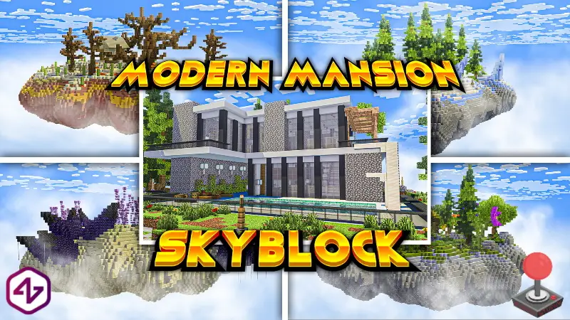 Skyblock: современный особняк