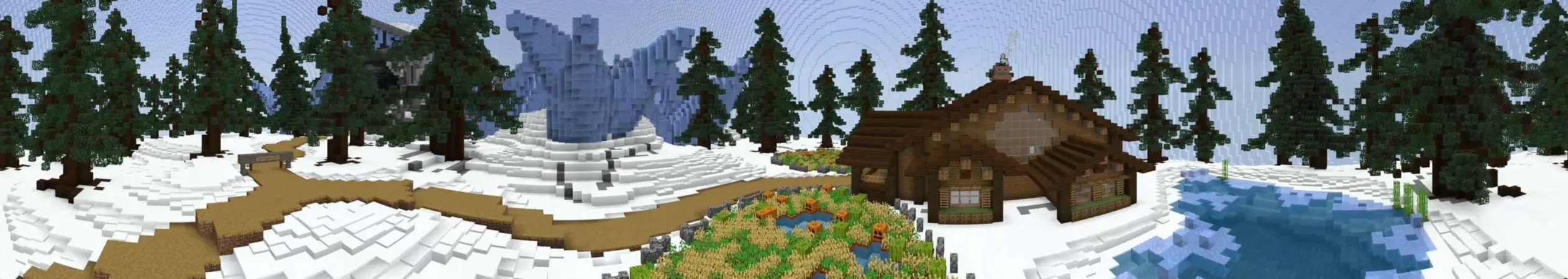 Снежный шар panorama