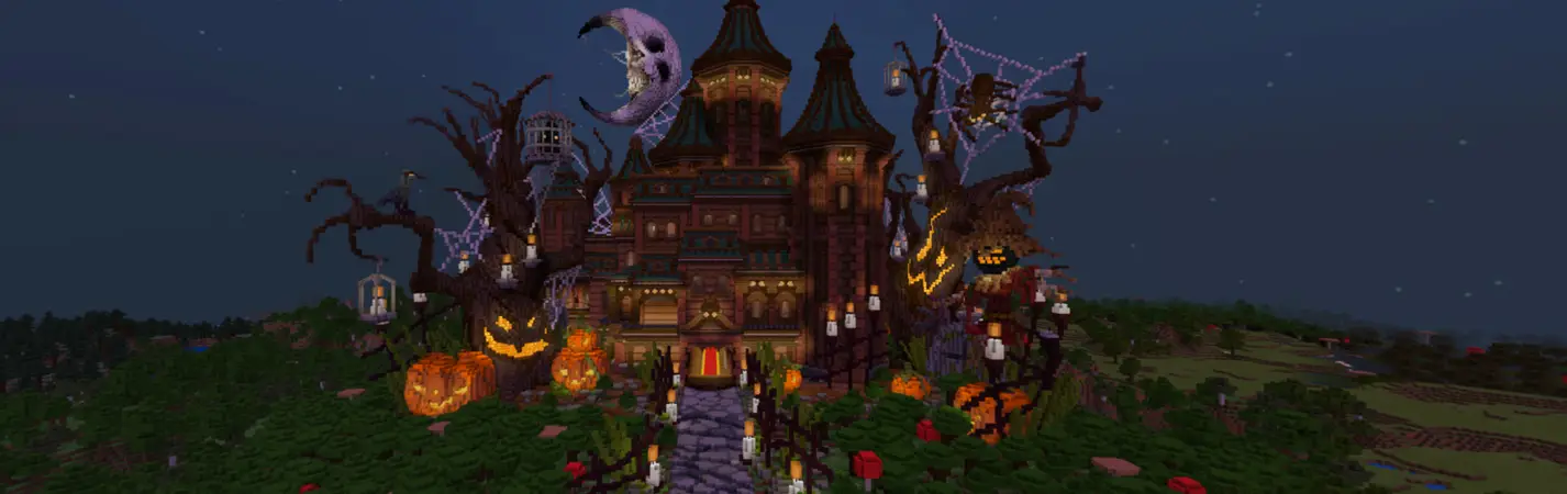 Гигантский дом с привидениями panorama