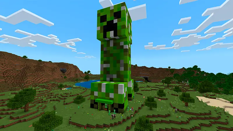 Скриншот Дома в виде мобов №1