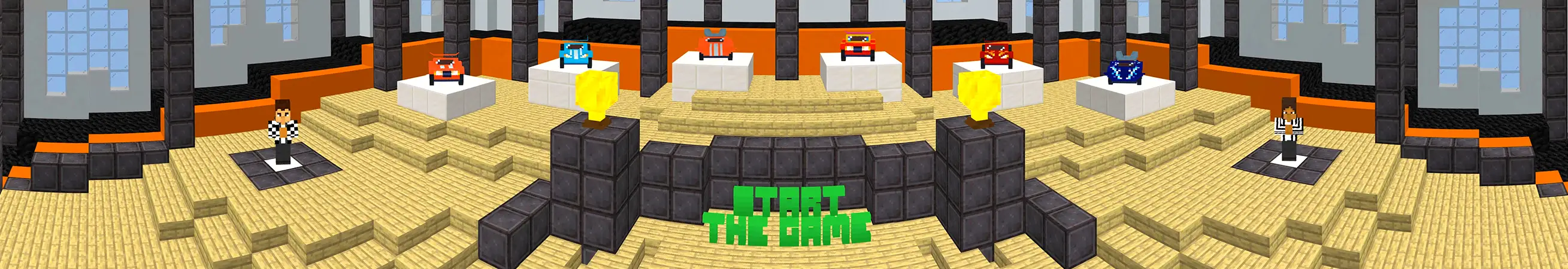 Автомобильный футбол panorama