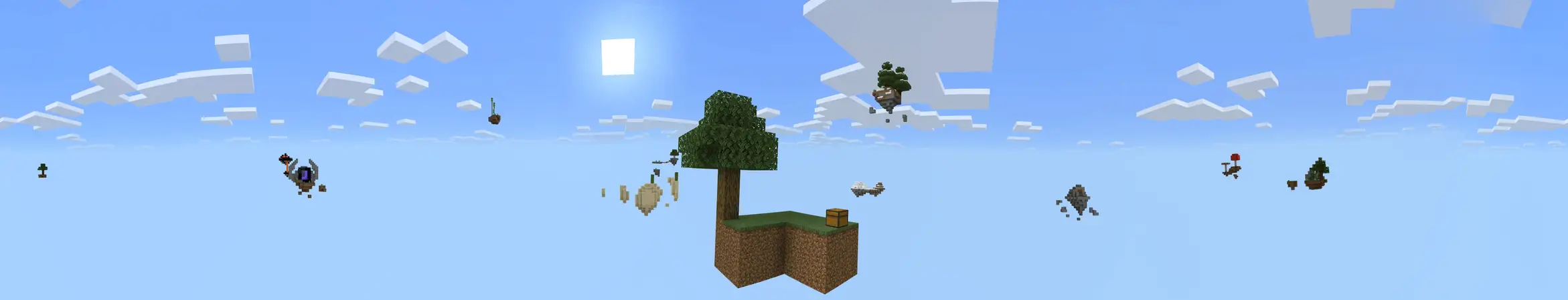 Продвинутый Skyblock panorama