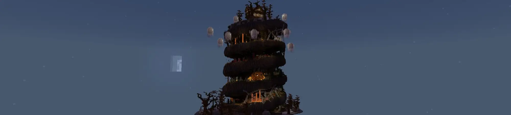 Хэллоуинский паркур panorama