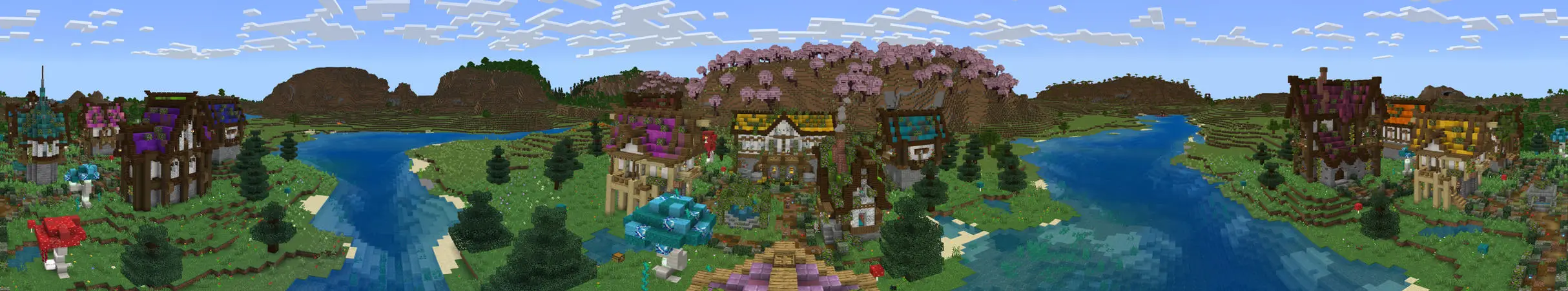 Таинственная деревня panorama