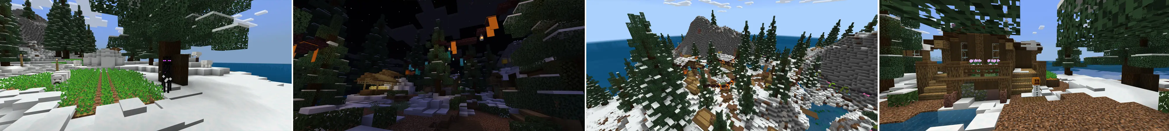 Зимний рай panorama