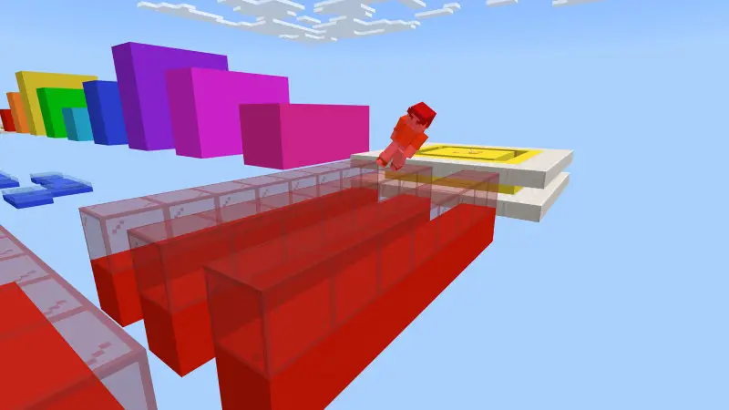 Скриншот Радужный паркур с препятствиями 2 №1