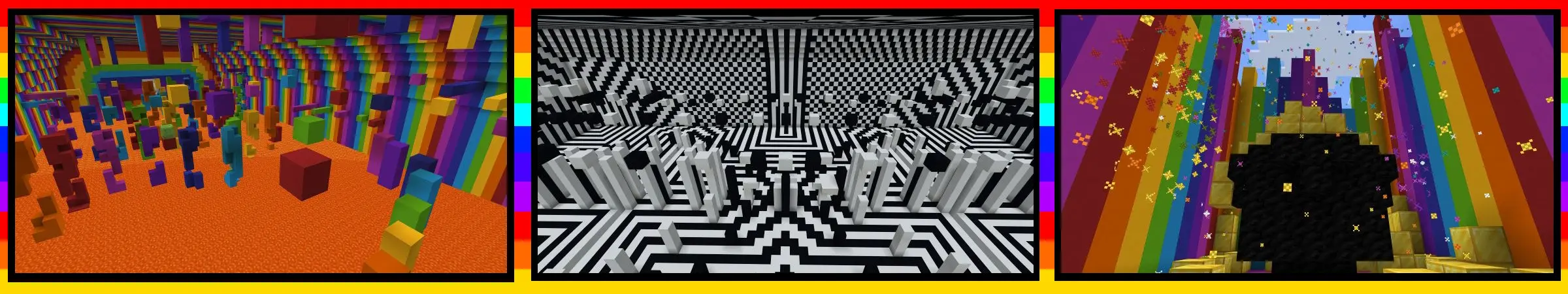 Радужный паркур panorama