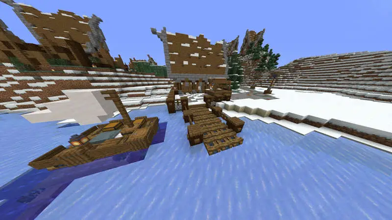 Скриншот Снег в деревне №2