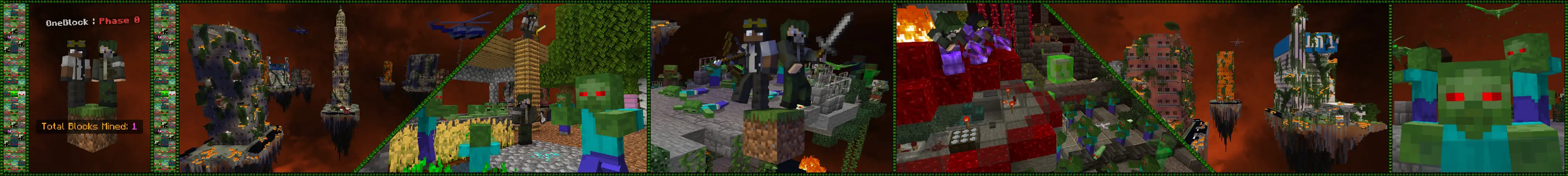 «Один блок»: зомби panorama