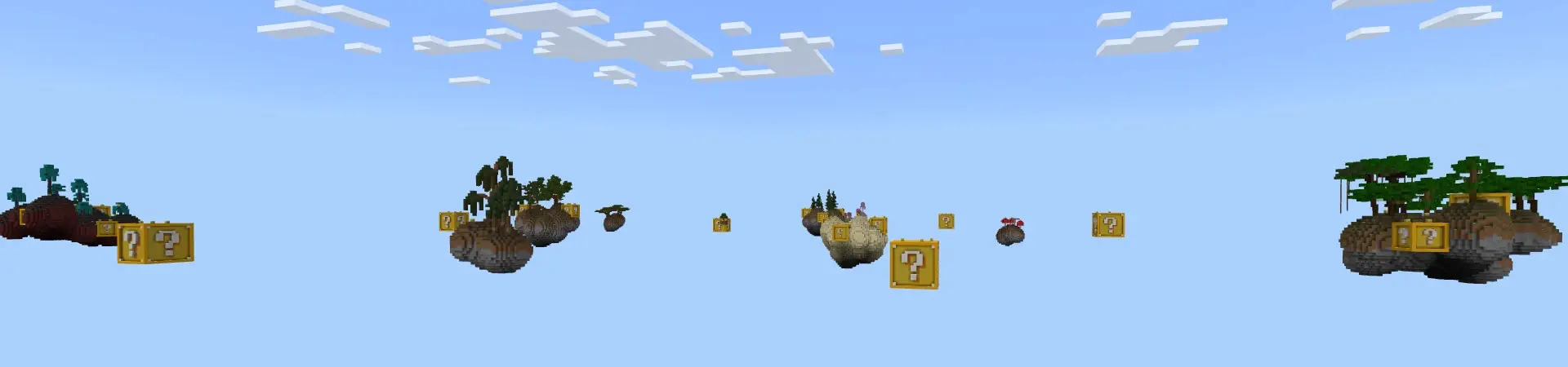 Огромный Skyblock на удачу panorama