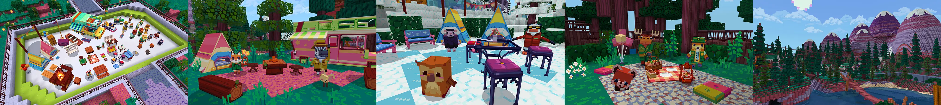 Лагерь животных panorama