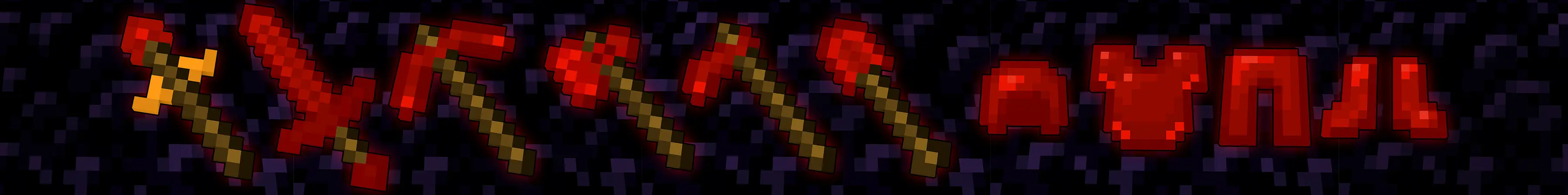 Инструменты из красного камня panorama