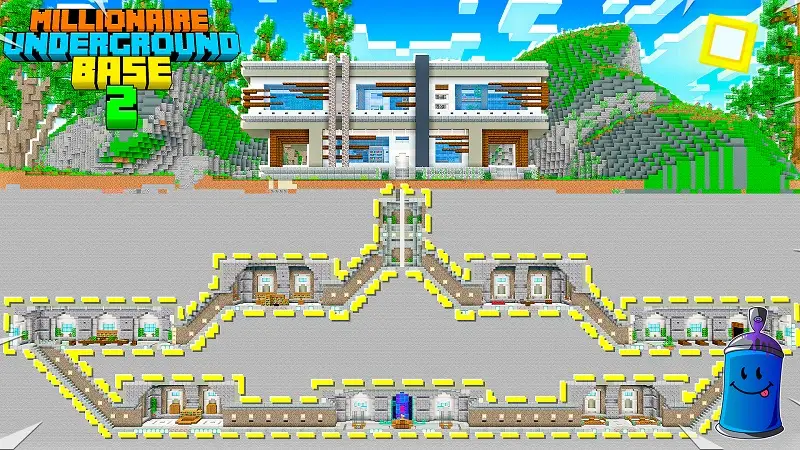 Подземная база миллионера 2