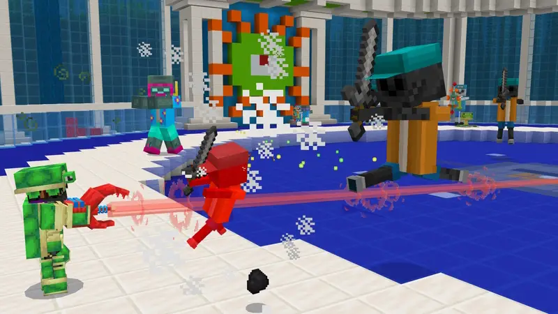 Скриншот Расширение «Водное оружие мобов» №6