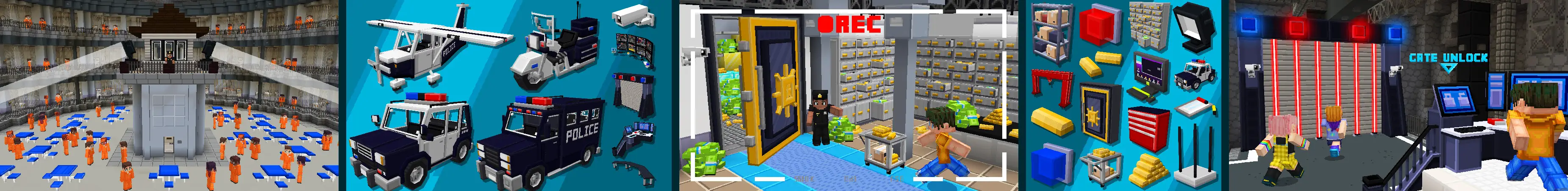 Полицейский подземный бункер panorama