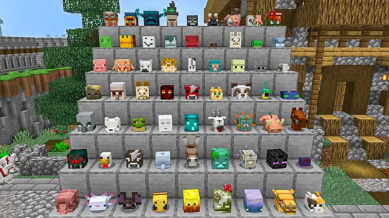 Скриншот Головы мобов №1