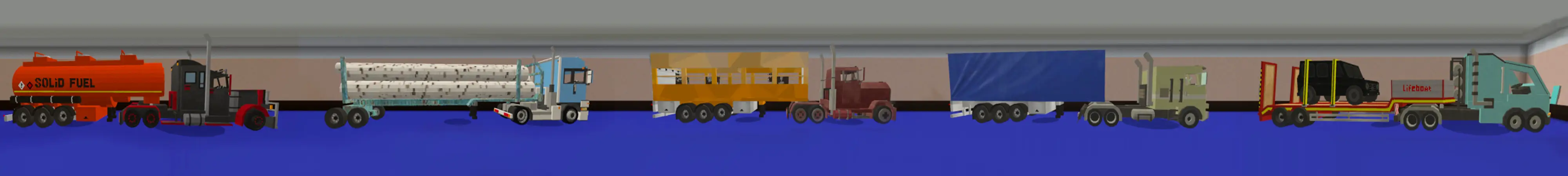 Американские грузовики panorama