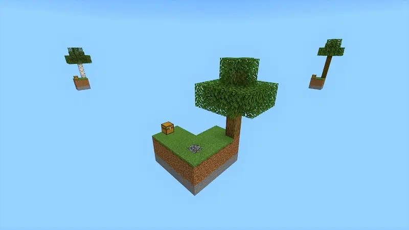 Скриншот Классическая игра Skyblock №1