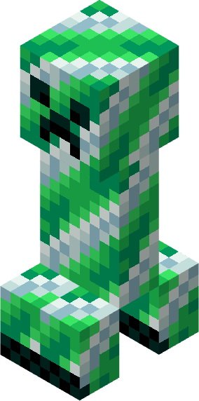 Зелёный конфетный крипер